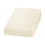 Cream Plush Bed Sheet