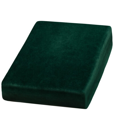 Lençol de veludo verde garrafa