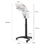 Sauna De Peluquería De Pie Gabbiano 408D Blanca Con Ozono Activo 6