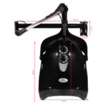 Secador De Capucha Colgante Gabbiano Dx-201W Una Velocidad Negro 3