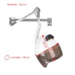 Secador De Pared Iónico De Tres Velocidades Gabbiano Centurion Dvi-303W Blanco 5