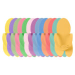 Separadores De Espuma 20 Uds. 10 Pares Mezcla De Colores 5