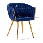 Silla 4Rico Qs-Gw06G Azul Marino 8
