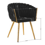Silla 4Rico Qs-Gw06G Negra 8