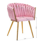 Silla 4Rico Qs-Gw06G Rosa 8