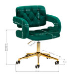 Silla 4Rico Qs-Of213G Verde 9
