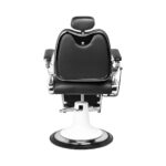 Silla De Barbero Estilo Motociclista Negra Gabbiano 5