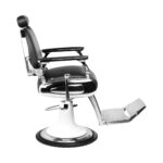 Silla De Barbero Estilo Motociclista Negra Gabbiano 1