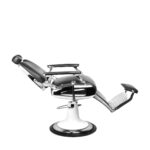 Silla De Barbero Estilo Motociclista Negra Gabbiano 2