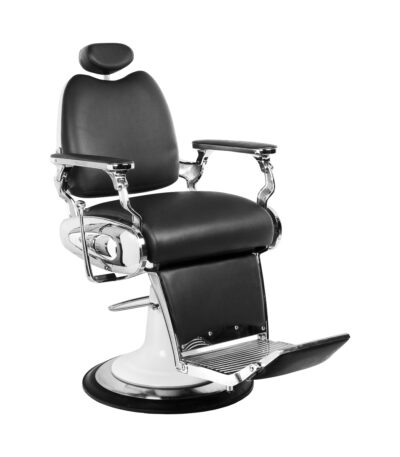 Gabbiano Black Biker Style Barber Chair