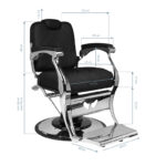 Silla De Barbero Gabbiano Dario Negra 6
