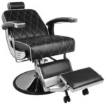 Cadeira de barbeiro Gabbiano Imperial Preto 4