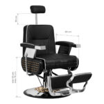 Silla De Barbero Gabbiano Livio Negra 2