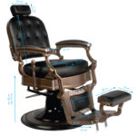 Silla De Barbero Negra Antigua Ernesto Gabbiano 1