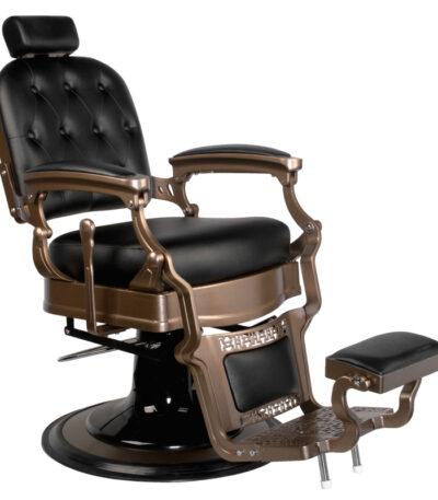 Antique Black Barber Chair Ernesto Gabbiano