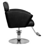 Silla De Barbero Negra Con Hair System Hs02 4