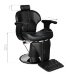 Silla De Barbero Negra Gabbiano Igor 4