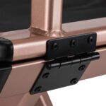 Silla De Maquillaje Aluminio Oro Rosa 2