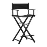 Black Aluminium Make-Up Chair