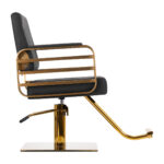 Silla De Peluquería Gabbiano Avila Negro Oro 1