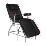Silla De Tatuaje Negra Pro Ink 602 5