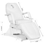 Silla Eléctrica De Cosmetología Soft 1 Motor. Blanca 6