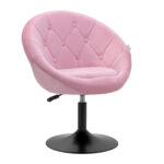 Silla Giratoria 4Rico Qs-Bl12G Rosa