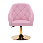 Silla Giratoria 4Rico Qs-Bl14G Rosa 1
