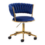 Silla Giratoria 4Rico Qs-Gw01G Azul Marino