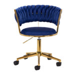 Silla Giratoria 4Rico Qs-Gw01G Azul Marino 1