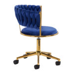 Silla Giratoria 4Rico Qs-Gw01G Azul Marino 2