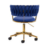 Silla Giratoria 4Rico Qs-Gw01G Azul Marino 3