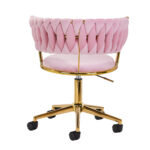 Silla Giratoria 4Rico Qs-Gw01G Rosa 3