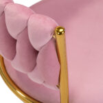 Silla Giratoria 4Rico Qs-Gw01G Rosa 4