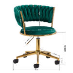 Silla Giratoria 4Rico Qs-Gw01G Verde 8