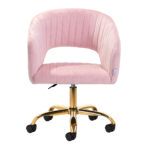 Silla Giratoria 4Rico Qs-Of212G Rosa 1