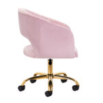 Silla Giratoria 4Rico Qs-Of212G Rosa 2