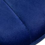 Sillón Cosmético 4Rico Qs-186 Terciopelo Azul Marino 4