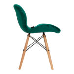 Sillón Cosmético 4Rico Qs-186 Terciopelo Verde 1