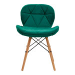 Sillón Cosmético 4Rico Qs-186 Terciopelo Verde 2