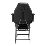 Sillón Cosmético 557A Con Cubetas Negro 4