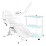 Basic Cosmetic Chair 202 + Cosmetic Table 1040 + Led Magnifying Lamp S5