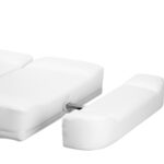 Sillón Cosmético Eléctrico Azzurro 803D 3 Motores Blanco 14