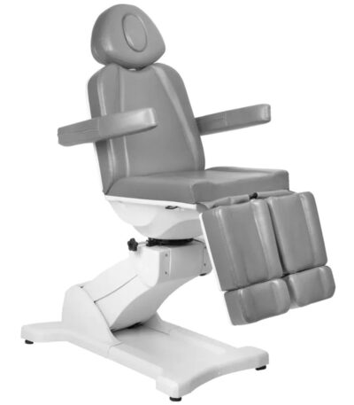 Sillón Cosmético Eléctrico Azzurro 869As Pedi 5 Motor Rotary Gris