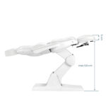 Sillón Cosmético Eléctrico Azzurro 870S Pedi 3 Strong White 9