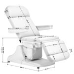 Sillón Cosmético Eléctrico Azzurro 891 Blanco 16