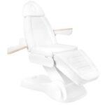 Sillón Cosmético Eléctrico Lux 273B + Taburete 304 Blanco 6