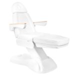 Sillón Cosmético Eléctrico Lux 273B + Taburete 304 Blanco 7