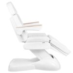 Sillón Cosmético Eléctrico Lux 273B + Taburete 304 Blanco 10