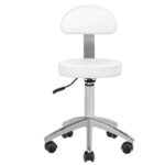 Sillón Cosmético Eléctrico Lux 273B + Taburete 304 Blanco 3